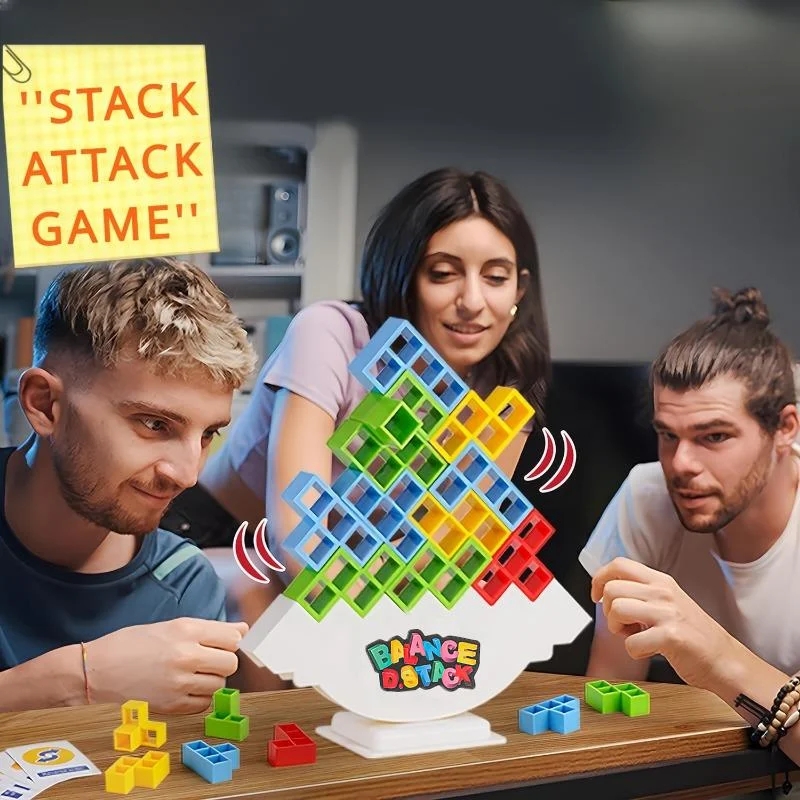 Image galerie 1 - Jeu d’Équilibre Familial – Balance Block Challenge