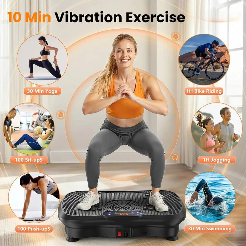 Plaque vibrante fitness